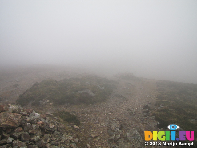 SX32898 Poor visibility on Minffordd Path Cadair Idris